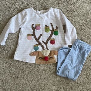 Mud Pie Holiday Tunic Set